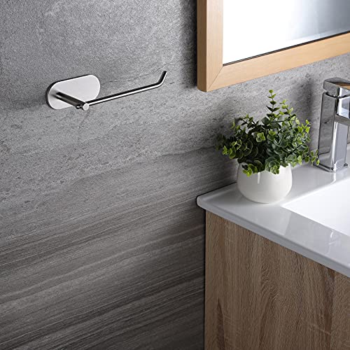 Image of SUNTECH Line Series T-1 Towel Rings 2 Packs Hand Towel Holder Self Adhesive Stick on Wall, Small Towel Rack Bar & Toilet Paper Holder for Kitchen or Bathroom, Compatible Design