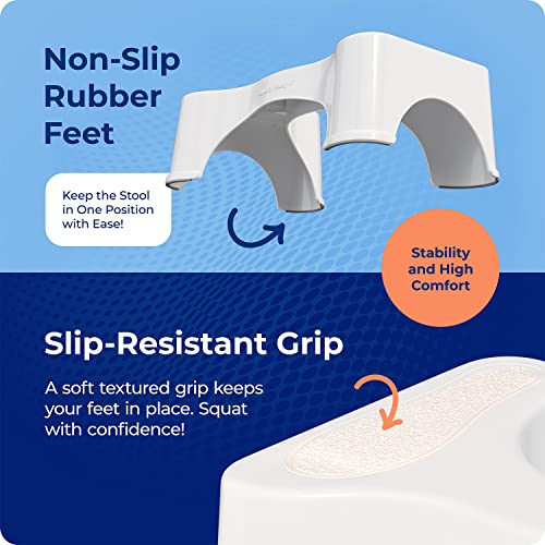 Squatty Potty The Original Bathroom Toilet Stool, 7 Inch Height, White #TOP6
