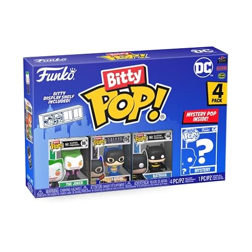 Funko Bitty Pop! DC - Batman, Batgirl, The Joker Y una Minifigura Misteriosa Sorpresa - 0.9 Inch (2.2 Cm) - DC Comics Coleccionable- Repisa Apilable Incluida - Idea de Regalo | Ya disponible en tu tienda friki favorita! En mundofriki.es!