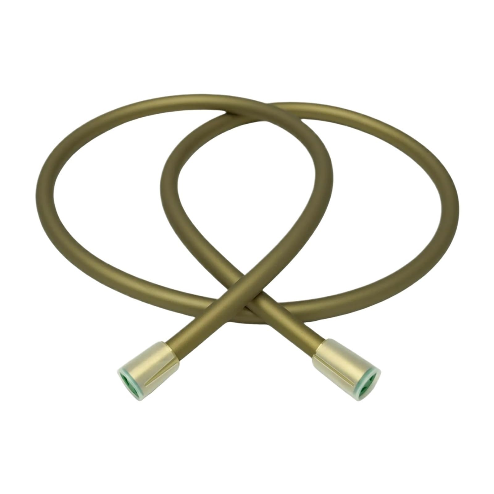 1.5m Silicone Handheld Shower Head Shower Hose NSF CUPC Certified Super Flexible Anti-Twist Plumbing Pipe(Gold-1.75M)