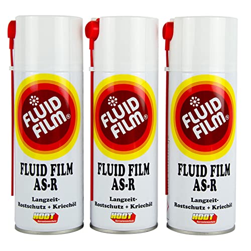 3x FLUID FILM AS-R Rostschutz Korrosionsschutz Hohlraumversiegelung 400 ml