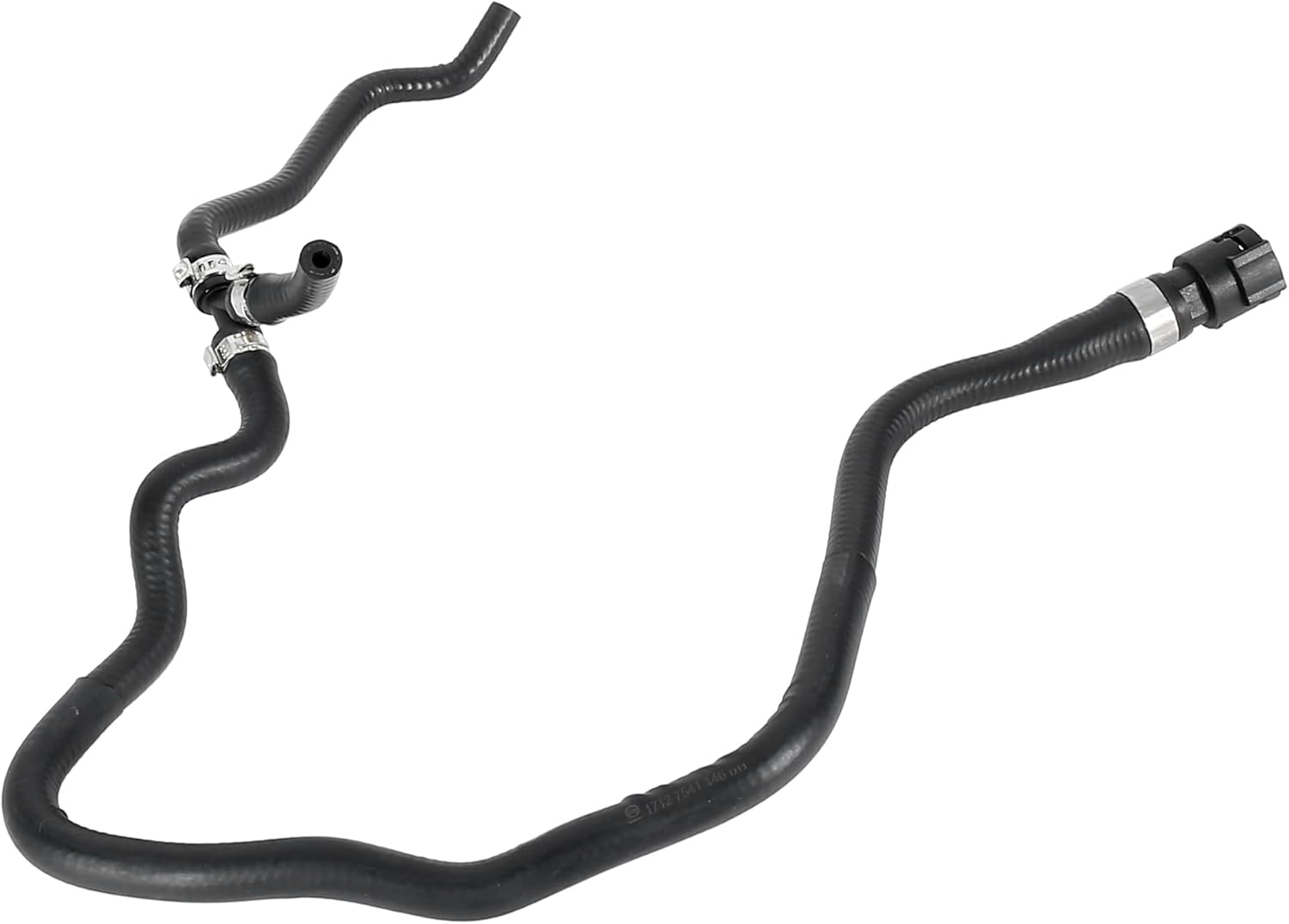 X AUTOHAUX Car Radiator Coolant Water Hose from Expansion Tank 17127541146 for BMW 750i 2006-2008