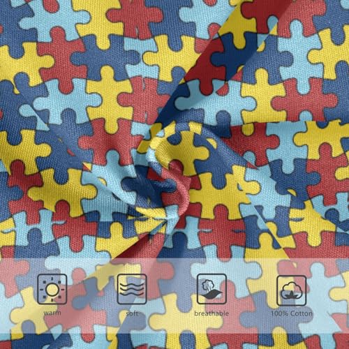 Boys' Exclusive Briefs Toddler Underwear 95% Combed Cotton Boxerbriefs 2T Puzzle Piece Pattern 123