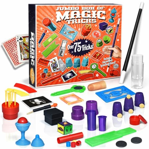 Image of Magicwand Jumbo Box of 75 Magic Tricks Indoor Game for Kids & Adults【3 Yrs & Up】【Pack of 1 Game】【Multi-Colored】