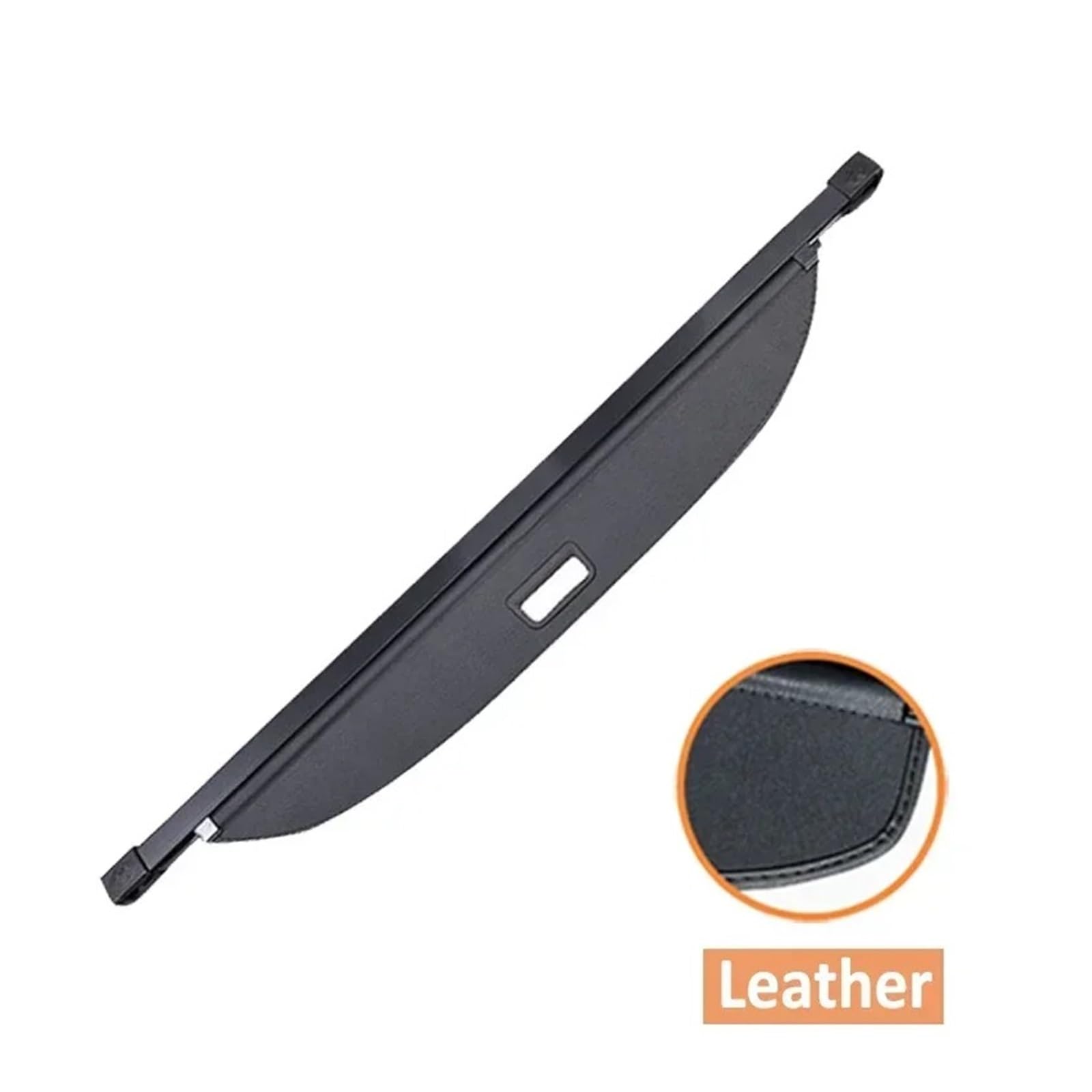 Cache-Bagages Rideau Rangement Arrière Privé Panneau Séparation Couverture Coffre Voiture pour VW pour Tiguan L pour Pro MK3 2024~2025 Rideau Coffre | [](Leather)