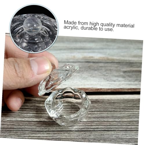 Vasos de líquido para arte de uñas Outanaya, 2 piezas miniatura 3