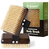 Azymi Cepillo de cuerpo seco para drenaje linfático, exfolia