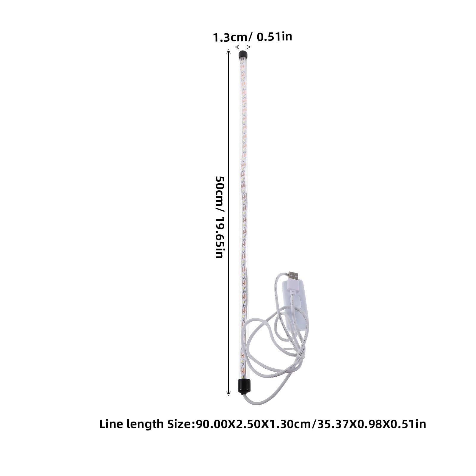 Lampe de Détection de Fuite pour Saxophone et Flûte Bande LED Blanche 50 Cm, Lumière Haute Luminosité en Abs et Métal pour Réparation en Atelier Plusieurs styles