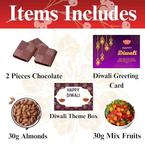 Image of Diwali Chocolate (6 Piece, Non-Personalised Combo)