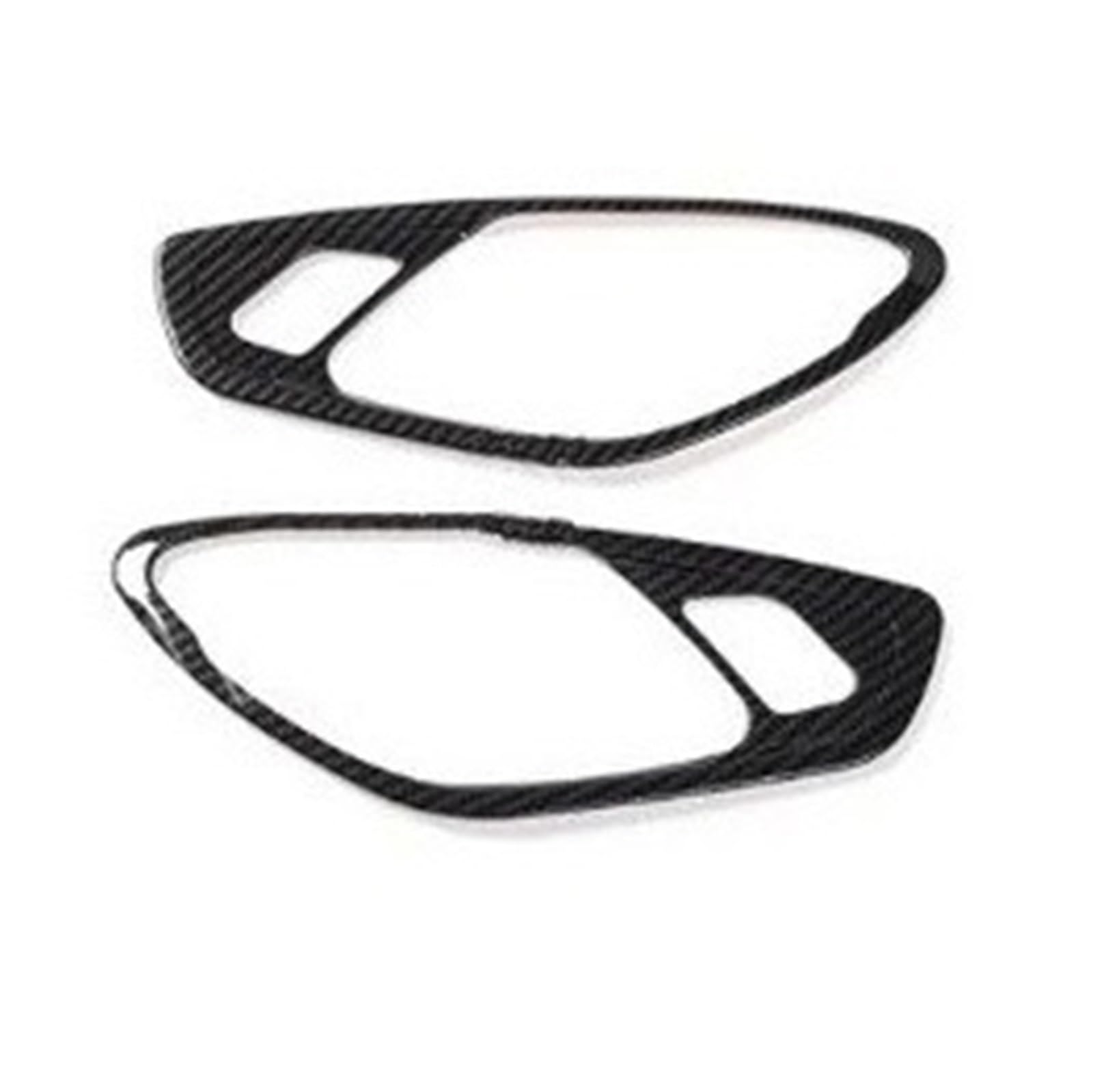 OEXRIGRU Car Interior Moulding Trim for Chevrolet for Camaro 2017 Up Interior ABS Carbon Fiber Grain Center Console Gear Shift Decoration Cover Trim Interior Accessories(Inner Door Handle)