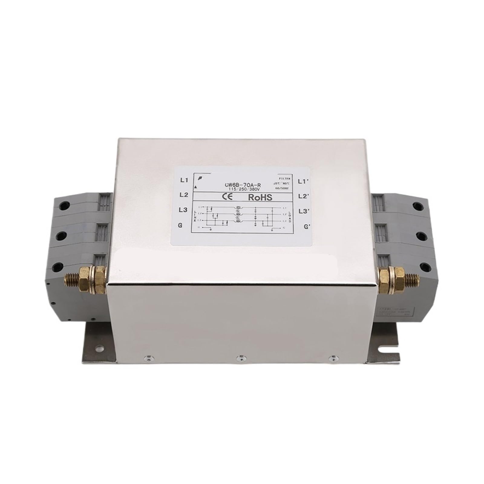 Filtre de puissance onduleur triphasé CW6B-50A-R pour servo 380V