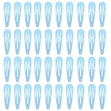 40 horquillas de metal de color azul para el pelo, accesorios