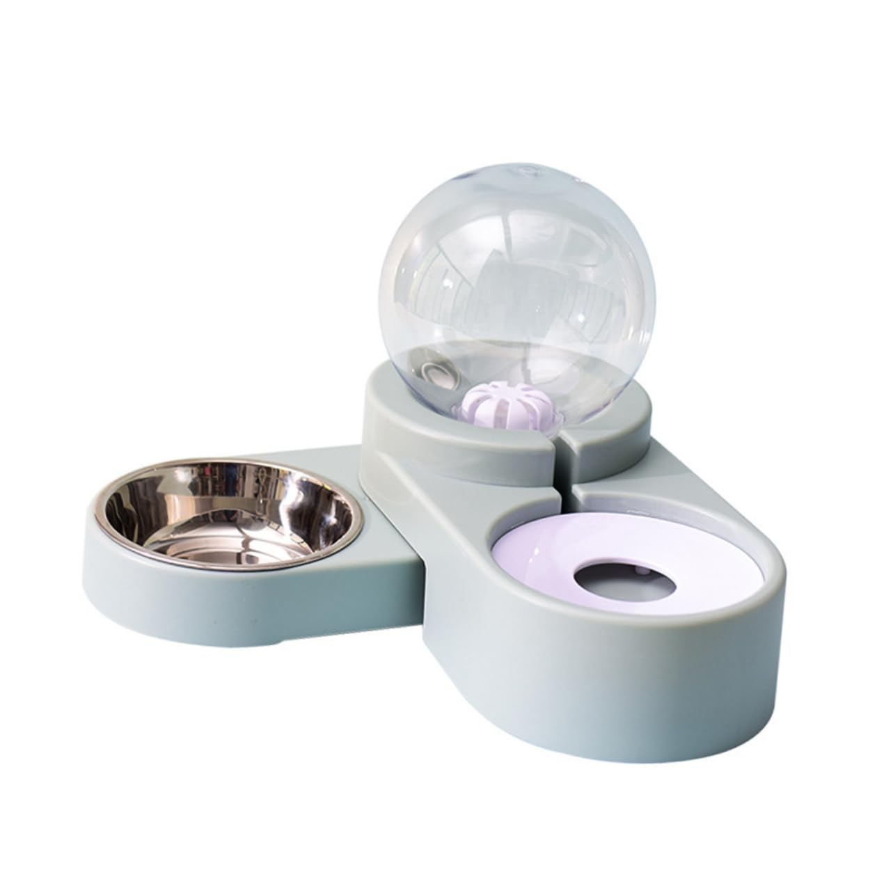 Haustier Wasserspender mit Großem Schwimmnapf aus PET für Hunde Zuhause | Automatische Trinkhilfe für Haustiere, Blau, PET, für Zuhause und Zoofachhandel, Sichere Konstruktion
