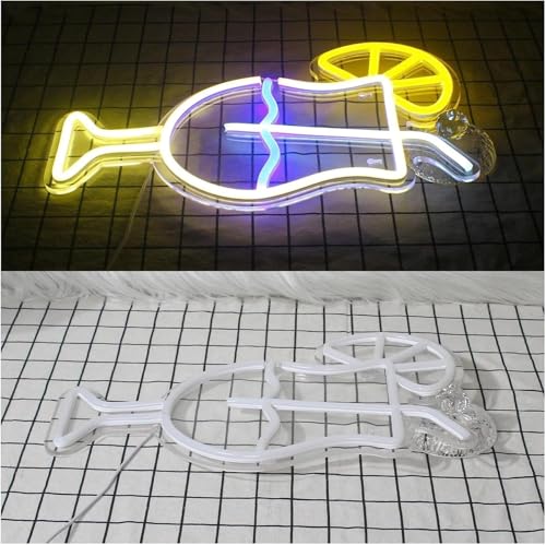 Lumières néon décoratives en acrylique transparent haute finition