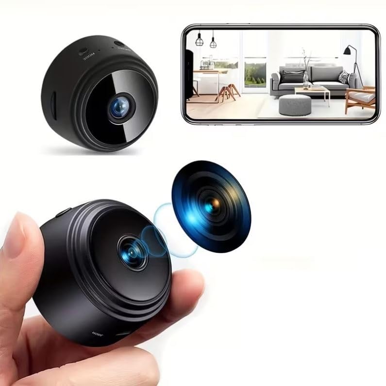Flygon Mini WiFi Hidden Cameras,Wireless Spy Cameras with Video Live Feed, HD 1080P Home Security Cameras, Baby Nanny Cam,Tiny Smart Cameras with Night Vision and Motion Detection-image-32