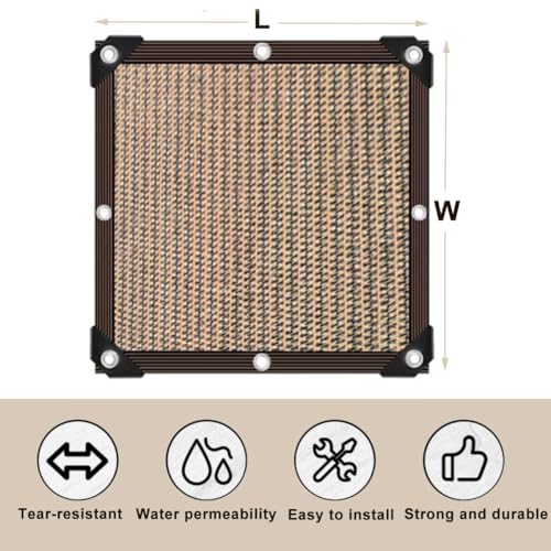 Tela de sombra anti UV 90% transpirable para regular calor en huertos 6