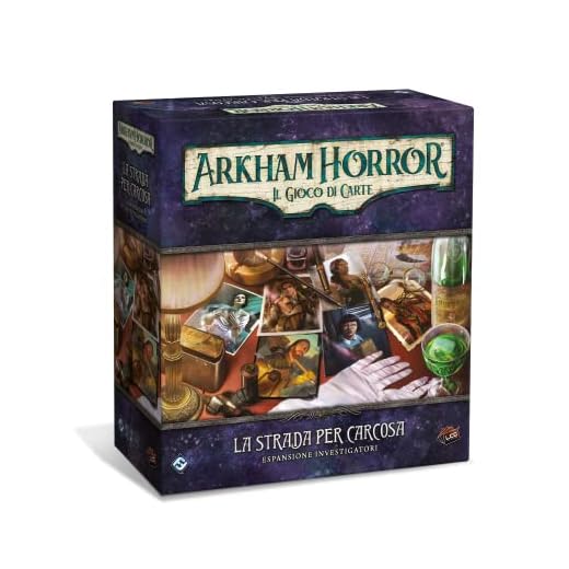 Asmodee - Arkham Horror Il Gioco di Carte: La Strada per Carcosa, Espansione Investigatori - Espansione Gioco di Carte, Edizione in Italiano