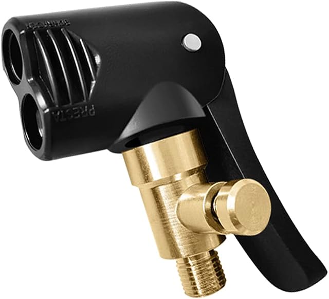 YAEOSNSI Dual Head Bike Track Pump Tyre Air Pump Valve Adapter Bike Pump Accessories Multi-use Connector Head Pump Adapter for Bicycle Bike Replacement Accessories