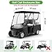 Golf Cart Enclosures 2/4 Passenger for Club Car DS Precedent, Golf Cart Cover for 2/4 Person, with Roll-Up and Removable Windshield 600D Oxford Rain Cover All Weather Outdoor Protection