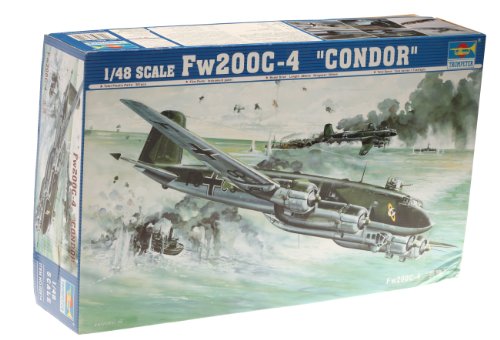 Preisvergleich Produktbild Trumpeter 02814 Modellbausatz Focke-Wulf Fw 200 C-4 Condor