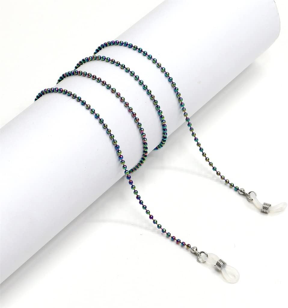 Colorful Eyeglass Chain Bead Clip Is Not Easy To Fade Fashion Anti-loss