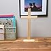 Juvale Wood Crosses for Crafts - 2 Pack, 7.9 x 15.5 In, Natural Unfinished Wood - Unfinished Free Standing Cross Stand for Tabletop & Shelf