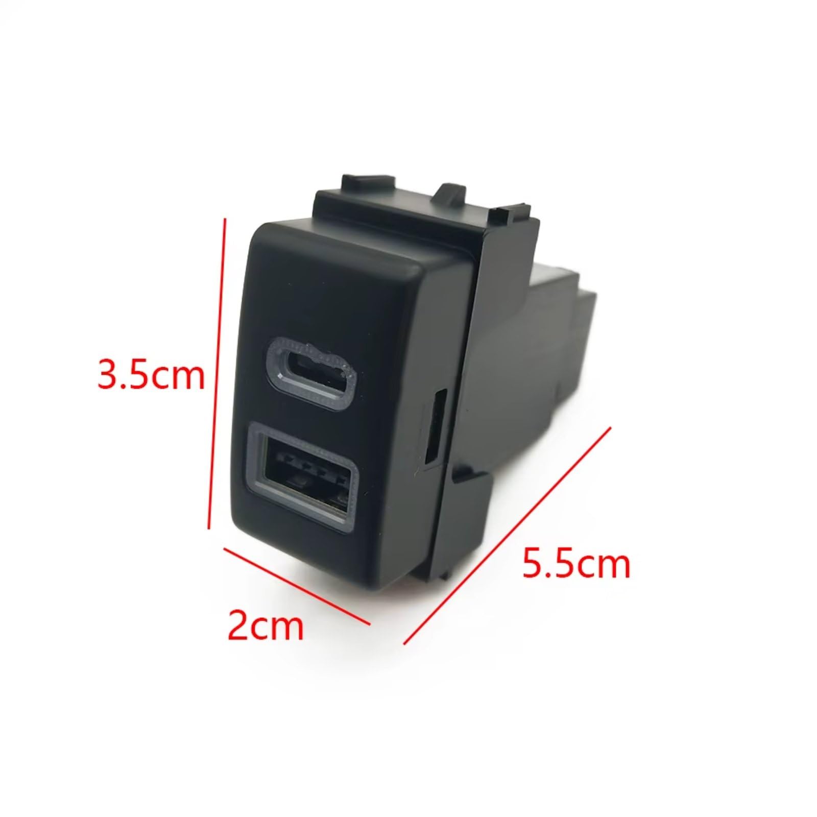 Puerto USB Consola Central Compatible Con Nissan Para Qashqai Para Tiida Para Teana Coche Rápido Cargador Para TYPE-C Adaptador Enchufe PD Puerto USB