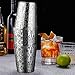 Smallterm Cocktail Shaker Boston Shaker en Acier Inoxydable 304 Barra de Ferramentas CréAtion Gravure Design Boston Cocktail Shaker Tin Set