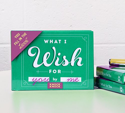 Image of Knock Knock What I Wish for You Fill in the Love Journal (Fill-in-the-Blank Journal)