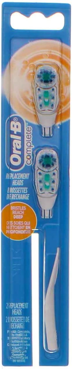 Oral B Cross Action Power Replacement Brush Heads Soft - 2 pack, Pack of 4
