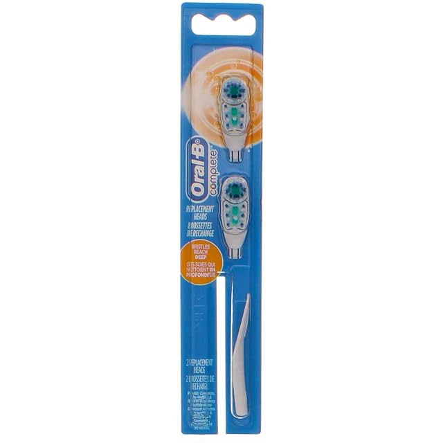 Oral B Cross Action Power Replacement Brush Heads Soft - 2 pack Pack of 4