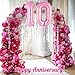 Pink Number 1 Balloon 40 Inch, Big Large Foil Helium Number Balloons, Jumbo Giant Mylar Number 1 Balloons for 1st first Birthday Party Decorations Supplies Anniversary Celebration