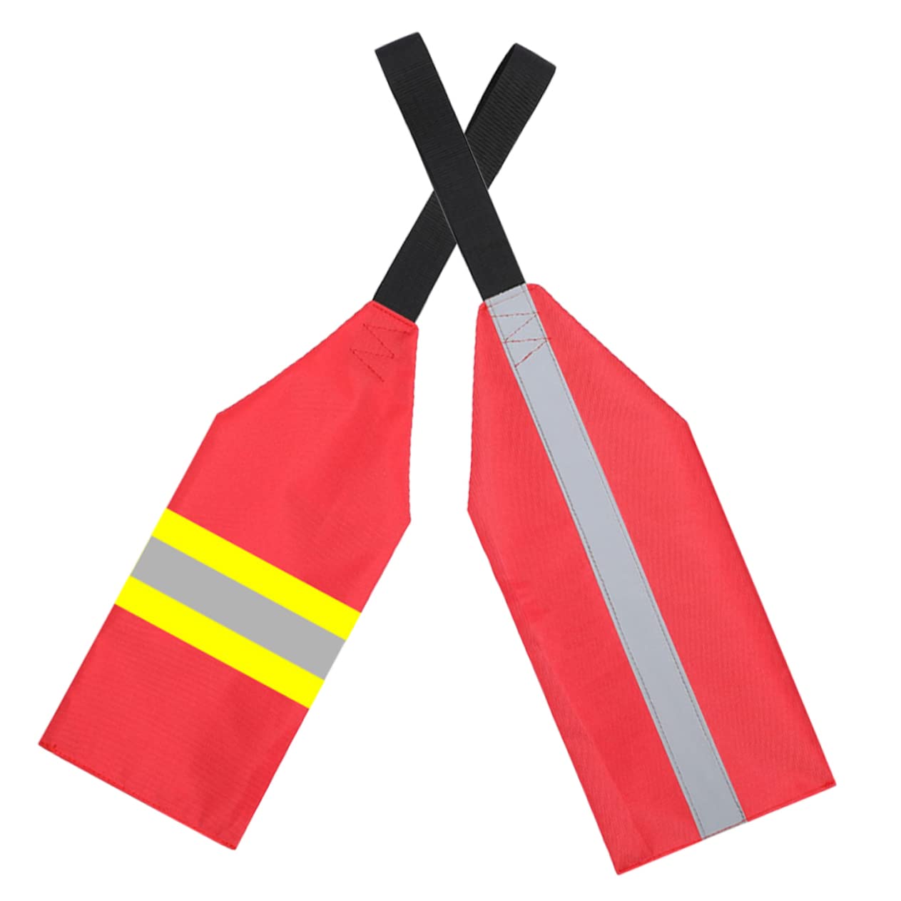 Hemobllo Estandarte De Seguridad Bandera De Seguridad del Remolque Banderas Pequeño Bandera Reflectante De Seguridad Bandera De Advertencia De Kayak Tela Oxford
