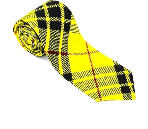 Tartancity Men's Mcleod Of Lewis Handmade Ties | Premium Acrylic Wool Blend | Clan Tartans | Ideal For Scottish & Irish Weddings (Mcleod Of Lewis)