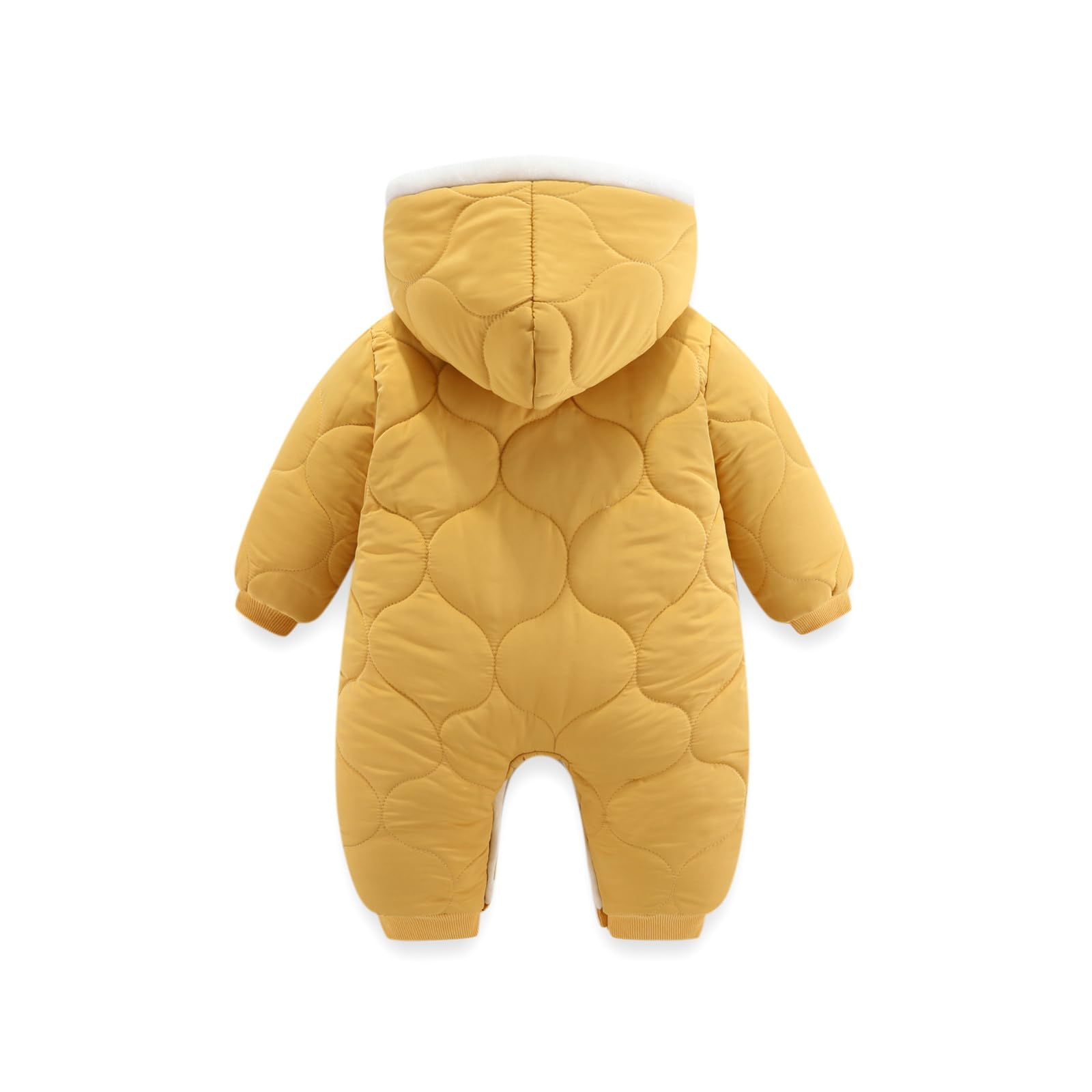 He&Yingmin Baby Boy Girl Romper Winter Coat Clothes Outwear Snowsuit One piece Hooded Jumpsuit
