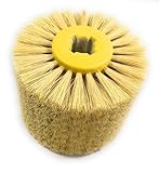 SIGNI Sisal Bristle Polishing Wheel Brush Wire Drawing Polishing Burnishing Finishing Wheel for Annatto Rosewood Furniture