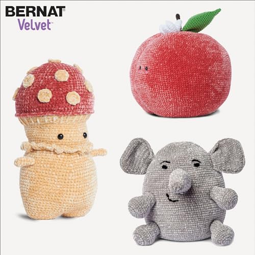 Bernat Velvet Terracotta Rose Yarn - 2 Pack of 300g/10.5oz - Polyester - 5 Bulky - 315 Yards - Knitting/Crochet - Image 2