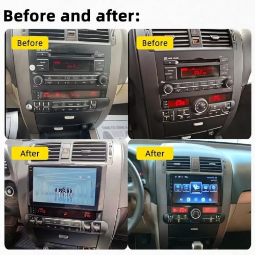 Radio de coche 2 DIN para Mazda RX8 2003-2008 con Carplay y Android Auto inalámbrico 2