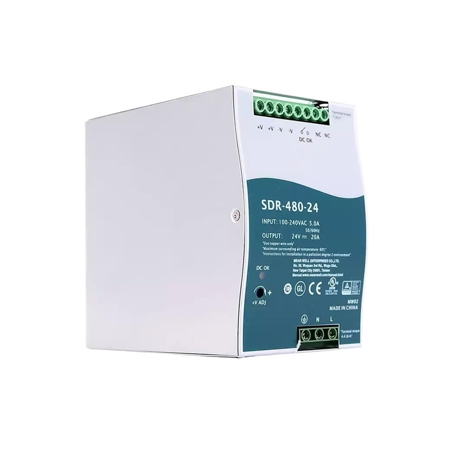 BALYDLUL SDR-480-24 24/48 480W single group output rail(SDR-480-24V)