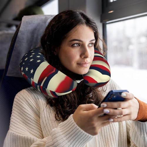 Almohada de espuma viscoelástica para viaje negra miniatura 6