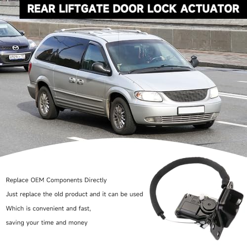 Image of Rear Liftgate Door Lock Actuator Tailgate Latch Assembly - Compatible for Jeep Patriot 2007-2017 for Dodge Journey 2009-2018 for Dodge Grand Caravan 2008-2017 - Replace Part 4589243AB