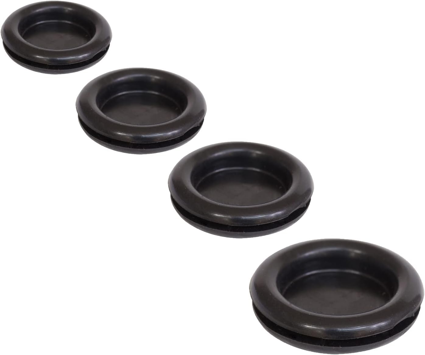 KafTon Blanking Grommets Hole Cover Closed Bung Stopper Rubber Black 6mm to 50mm (50, 6mm)