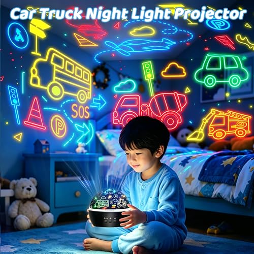 Dinosaurier Spielzeug Nachtlicht Projektor Kinder, 2 in 1 Dino Lampe Nachtlicht Kinderzimmer… – Ansicht 3
