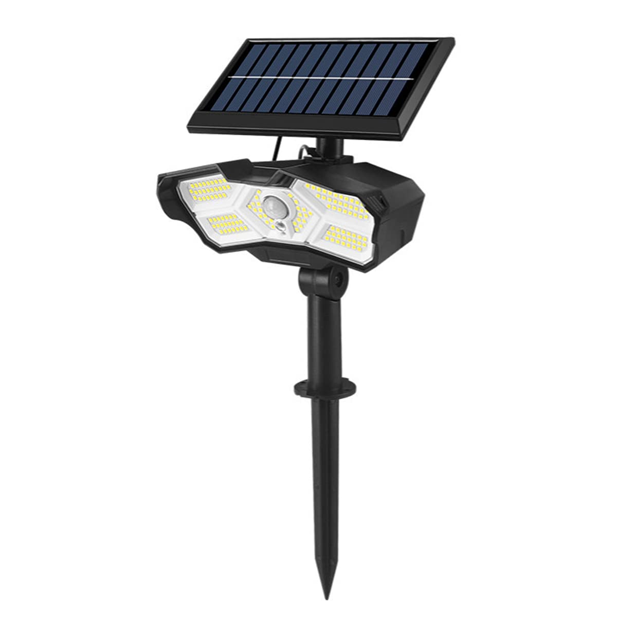 Focos solares para Exteriores, focos LED solares para paisajes Ajustables, Luces de jardín con energía Solar Impermeables IP65 2 en 1 para Piscina de Entrada de Pared de Patio