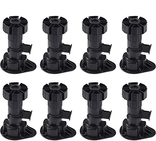 RilexAwhile Möbelfüße, verstellbare Möbelfüße, Gleitrollen für Küche, Badezimmer Pack of 8 Cover