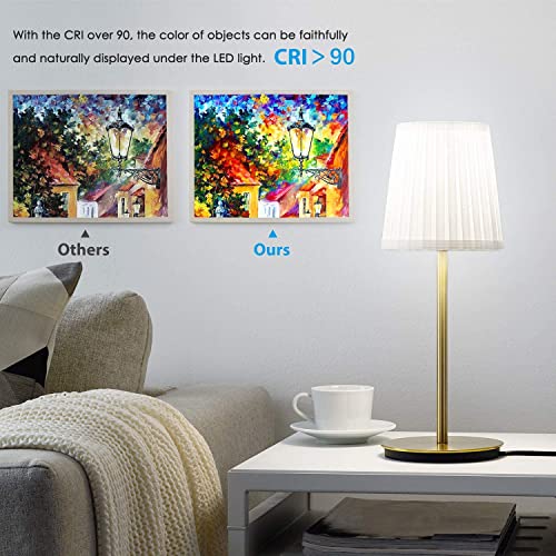 Image of Frosted E26 Led Bulbs 75 Watt A15 Dimmable E26 Light Bulb 4000K Daylight E26 Edison Light Bulbs 8W AC120V 800LM A15 Bulb for Ceiling Fan,Fridge,Wall sconces,Desk lamp, Pack of 6