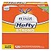 Hefty E84562 Strong Tall Kitchen Drawstring Bags, 13 Gal, 0.9 Mil, 24 X 27.75-Inch, White, 120/Bx