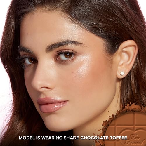 Image of Too Faced Chocolate Soleil Matte Blurring Bronzer | Matte Bronzer Powder that Mimics Natural Skin for Blurred Sun-Kissed Effect