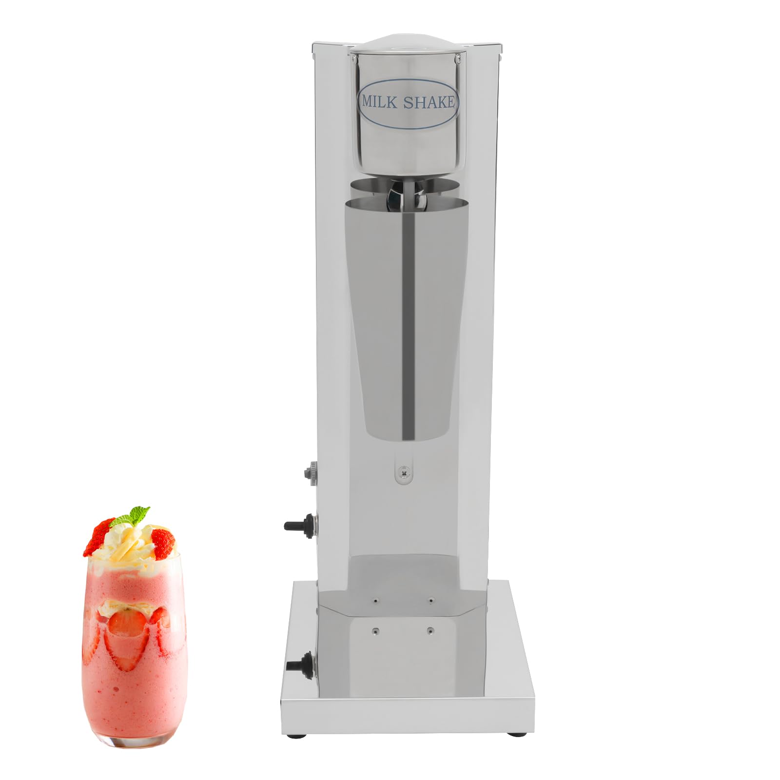 Macchina per Milkshake Macchina per Milkshake Commerciale 180W Elettrico Milkshake Maker Macchina Per Fare Milkshake A Testa Singola 18000rpm,Per Tè Al Latte, Shakes, Caffè
