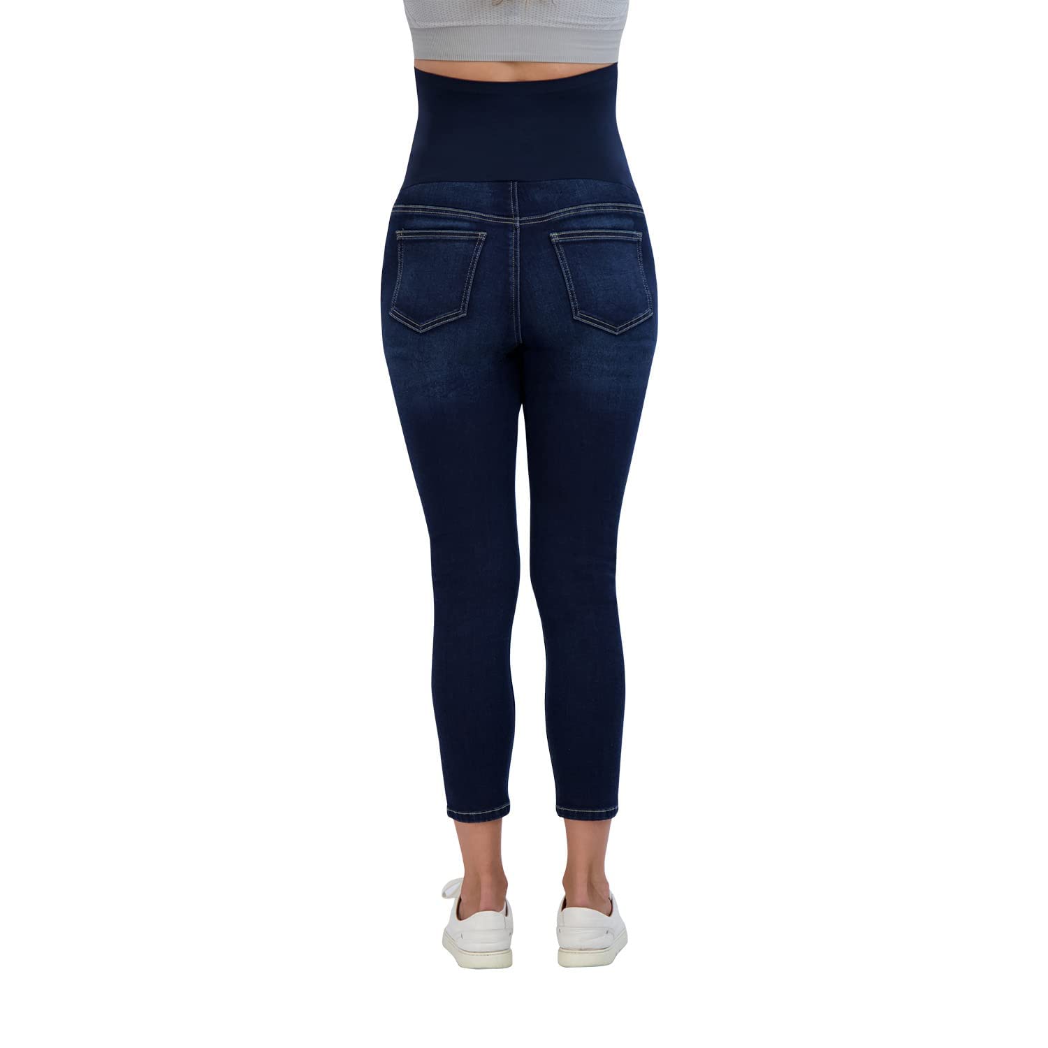 Savi Parker Damen Umstandsjeans über dem Bauch - Schwangerschaftskleidung für alle Jahreszeiten, Umstandshose